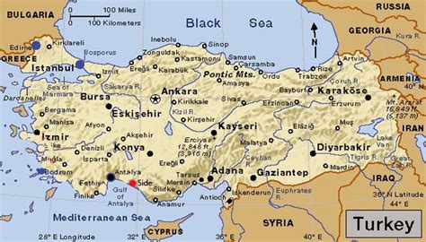 nide turkey|turkey side map.